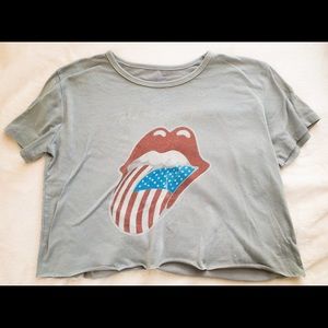 The Rolling Stones cropped T-shirt